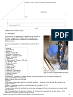 Instalación de Tuberías de Agua - Construpedia, Enciclopedia Construcción