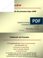 Validacionc GMP