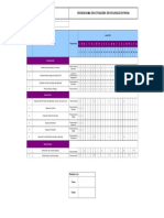 Cronograma Actividades en Faena
