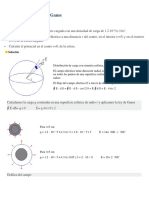 Aplicación de La Ley de Gauss