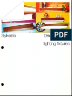 Sylvania Decorator Line Fluorescent Fixtures Brochure 5-67