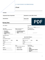 Beach Clean Up Data Sheet: Team Information