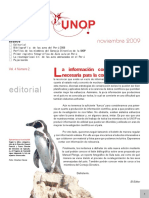 Boletin Informativo UNOP Vol. 4 #2. 2009