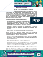 Evidencia 4 Diseno Del Plan de Ruta y Red Geografica de Transporte