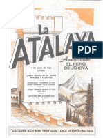 La Atalaya 1 de Julio de 1960