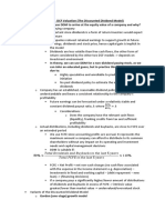 Lecture 4 DCF Valuation The Discounted Dividend Model