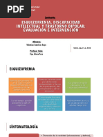 Discapacidad Intelectual, Esquizofrenia y Trastorno Bipolar