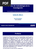 Aspectos de Metodología de La Investigación