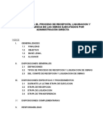 Directiva para Elaborar La Liquidacion de Obra - Proceso Normal