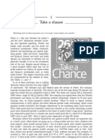 1 Take A Chance: Gambling and Investment Practices Are Not So Far Removed From One Another