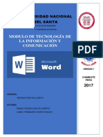 Modulo de Maicrosof Word T.I.C