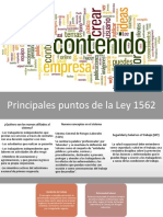 LEY 1562 de 2012 Contenido