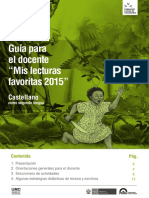 Lecturas Guia Castellano ECE 2015