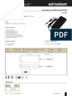 Ad Notam Power Adaptor: Product Features