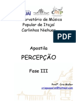 Apostila Percepção Musical III e IV