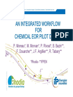 An Integrated Workflow For Chemical EOR Pilot Desing