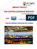 Company Profile For Custom Clearance Services