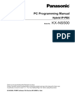 PC Programming Manual NS500