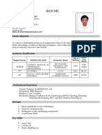 Meraj Resume With Photo