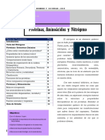 Cabaña, R. Fernández, M. y Urbanek, L. C. Proteínas, Aminoácidos y Nitrógeno