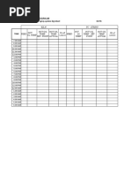 Line - 1 GCT Water Spray System Log Sheet:: M/s.Chemtrols Samil (I) PVT LTD Date