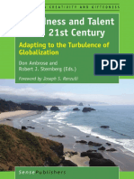 (Advances in Creativity and Giftedness 10) Don Ambrose, Robert J. Sternberg (Eds.) - Giftedness and Talent in The 21st Century - Adapting To The Turbulence of Globalization (2016, SensePublishers)