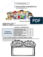 Evaluacion Diagnostica Inicial Segundo