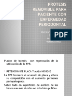 Prótesis Removible para Paciente Con Enfermedad Periodontal