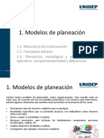 Modelos de Planeación