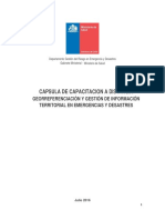 Unidad I - II Georreferenciación y Gestión de Información Territorial en Emergencias y Desastresp