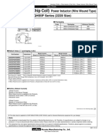 Chip Inductor (Chip Coil) : Power Inductor (Wire Wound Type) LQH55P Series (2220 Size)