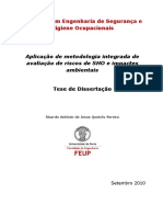 Aplicação de Metodologia Integrada de Avaliação de Riscos de SHO e Impactes Ambientais PDF