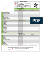 Check List Cargador Frontal