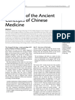 A Review of The Ancient Concepts of Chinese Medicine