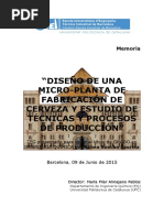 02 - Memoria de FABRICACION DE CERVEZA PDF