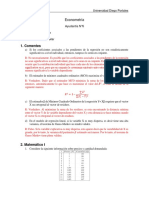 Pauta Solemne Econometria