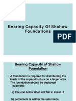 Bearing Capacity-Shallow Foundation