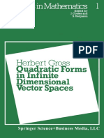 (Progress in Mathematics 1) Herbert Gross (Auth.) - Quadratic Forms in Infinite Dimensional Vector Spaces (1979, Birkhäuser Basel)