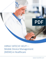 Mobile Device Management For Healthcare