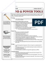 Toolbox Talks Hand and Portable Power Tools English