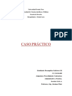 Caso Practico. Procedimiento Contencioso Administrativo y Práctica