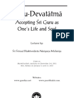 Guru-Devatätmä: Accepting Çré Guru As One's Life and Soul