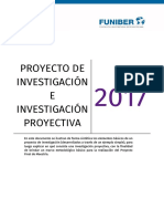 Proyecto de Investigación e Investigación Proyectiva