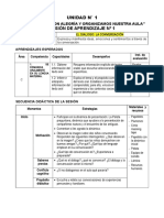 Sesiones de La Unidad - 6°