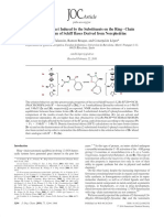 Study of The Effect Induced by The Substituents On The Ring - Chain Tautomerism of Schiff Bases Derived From Norephedrine