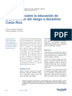 Dialnet ReflexionesSobreLaEducacionDeLaPrevencionDelRiesgo 4835694 PDF