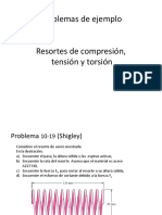 Problemas de Ejemplo Resortes PDF