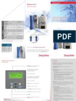 Thermo Scientific Barnstead Pacific RO System Quick Reference Guide