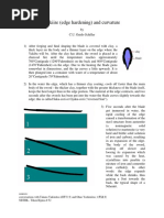 Yakiire (Edge Hardening) and Curvature