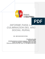 Informe de Rural MSP